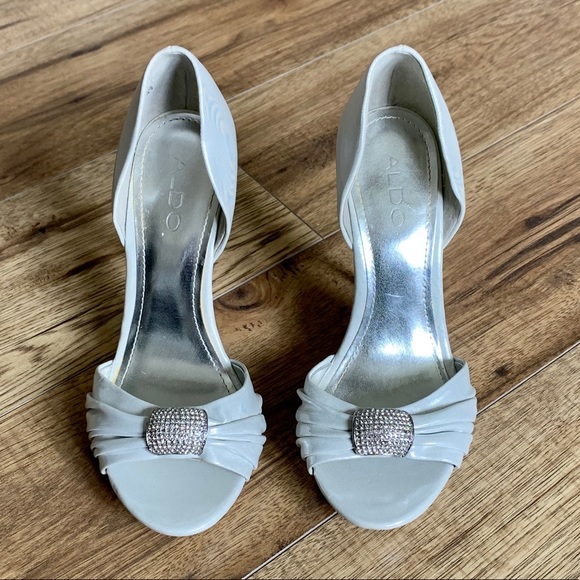 ALDO | Silver High Heels - Picture 2 of 12